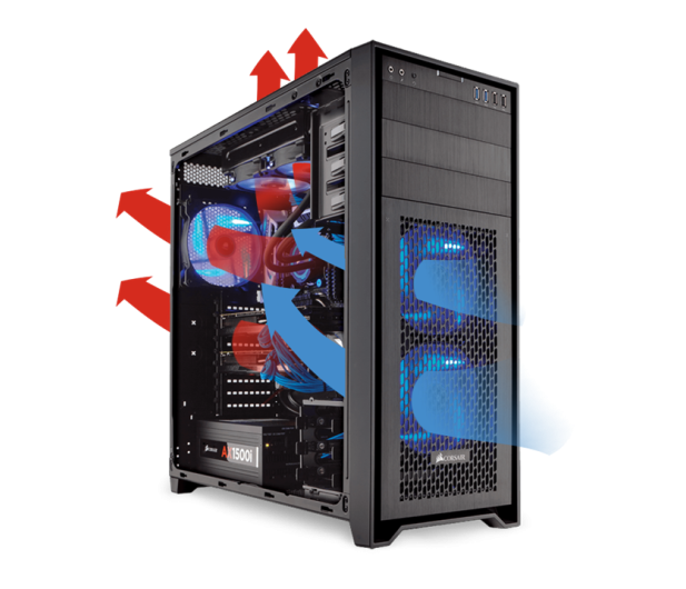 Corsair OBSIDIAN SERIES 750D AIRFLOW czarna - 306803 - zdjęcie 5
